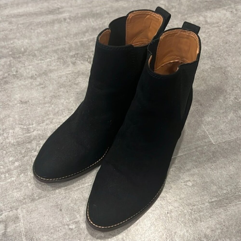 J. Crew Rory Microsuede Heeled Boots 6.5 - Picture 2 of 9